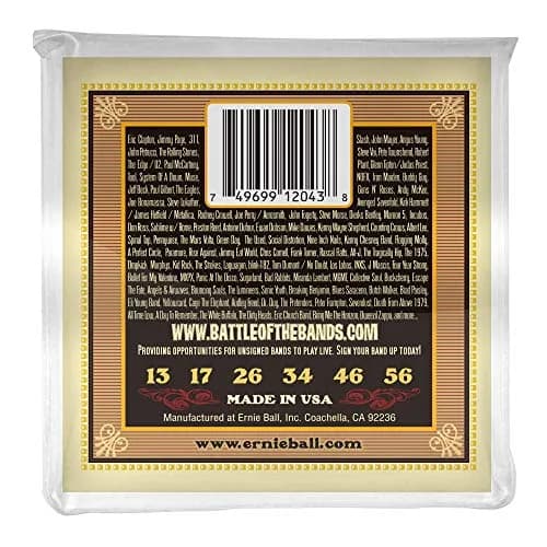 Ernie Ball Earthwood Silk and Steel Acoustic Guitar Strings, 13-56 Gauge | Warm, Mellow Tone with Silk Layer thumbnail 2
