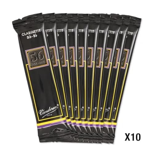 Vandoren 56 Rue Lepic Bb Clarinet Reeds #3.5+ (10-Pack) | Rich, Centered, Pure Sound thumbnail 3