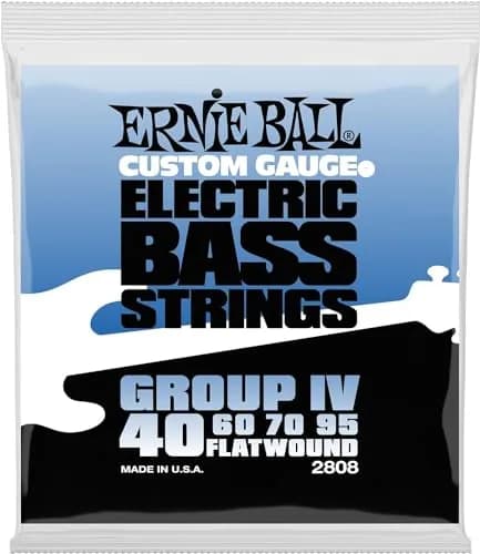 Ernie Ball Group IV Flatwound Bass Guitar Strings 40-95 Gauge | Warm, Smooth Feel & Low Noise thumbnail 2