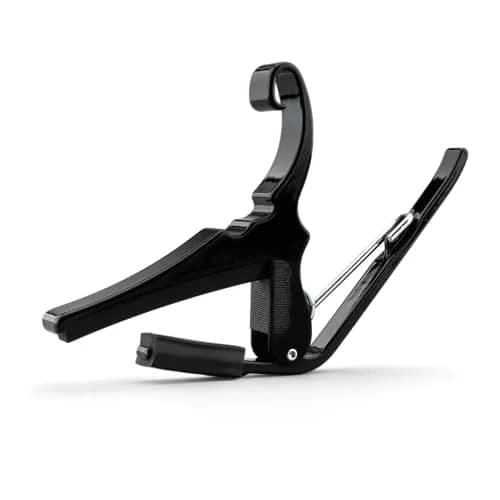 Kyser Quick-Change Guitar Capo for 6-string Acoustic Guitars, Black, KG6BA | One-Handed Pitch Transposition thumbnail 2