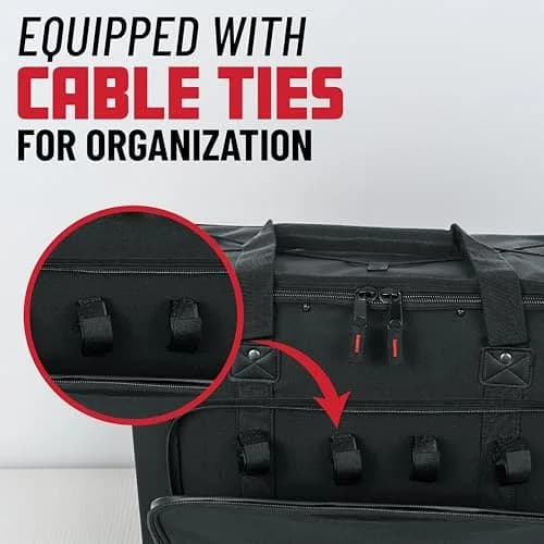 Gator Portable 2U Rack Bag with 14" Rackable Depth | Lightweight & Durable thumbnail 3