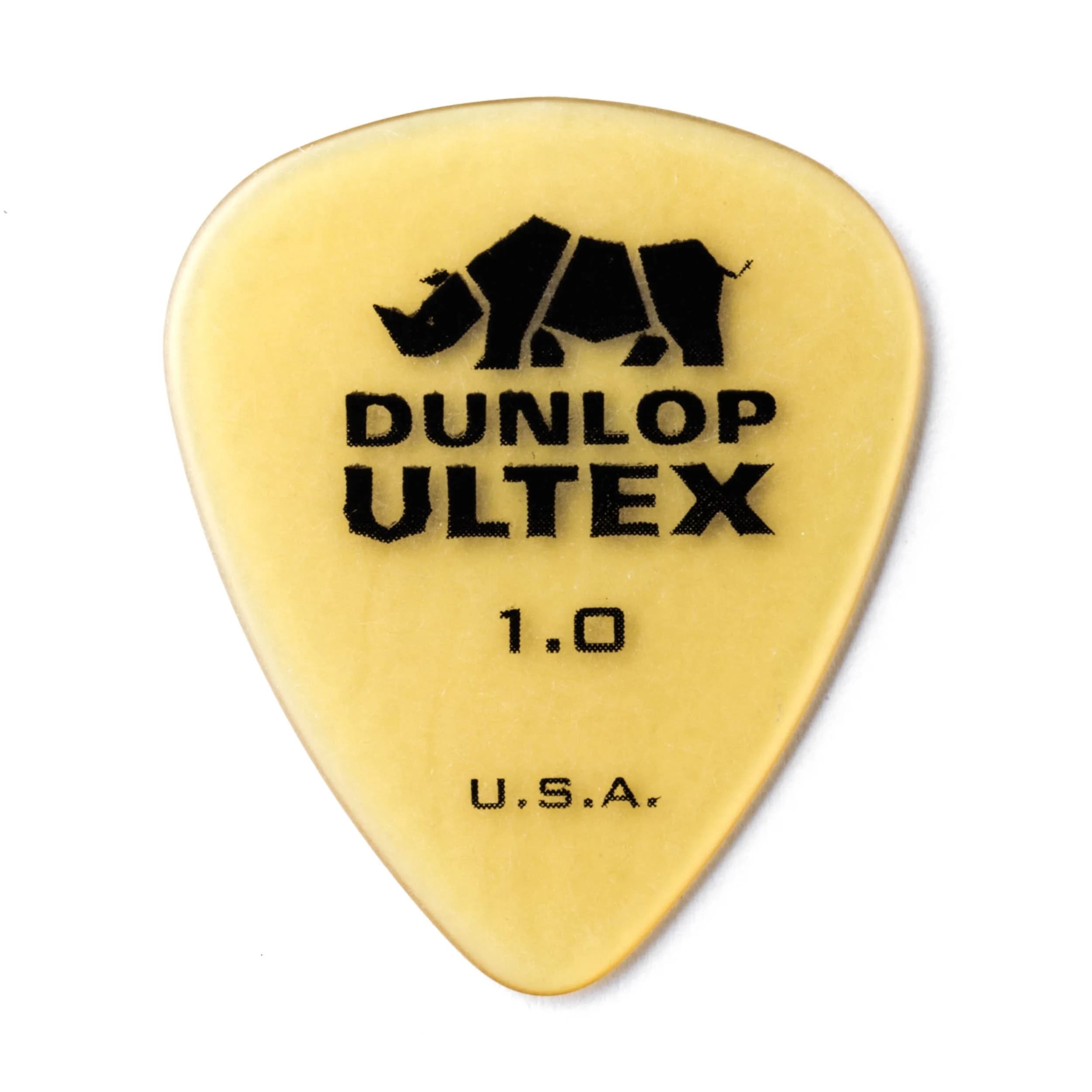 Jim Dunlop Ultex® Standard Pick .60MM | Durable, Bright Tone for Guitar & Bass (70-120 chars) — Brown