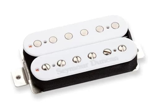 Seymour Duncan SH-4 JB Model Humbucker Pickup, White, 6-String | High Output Bridge Pickup thumbnail 1