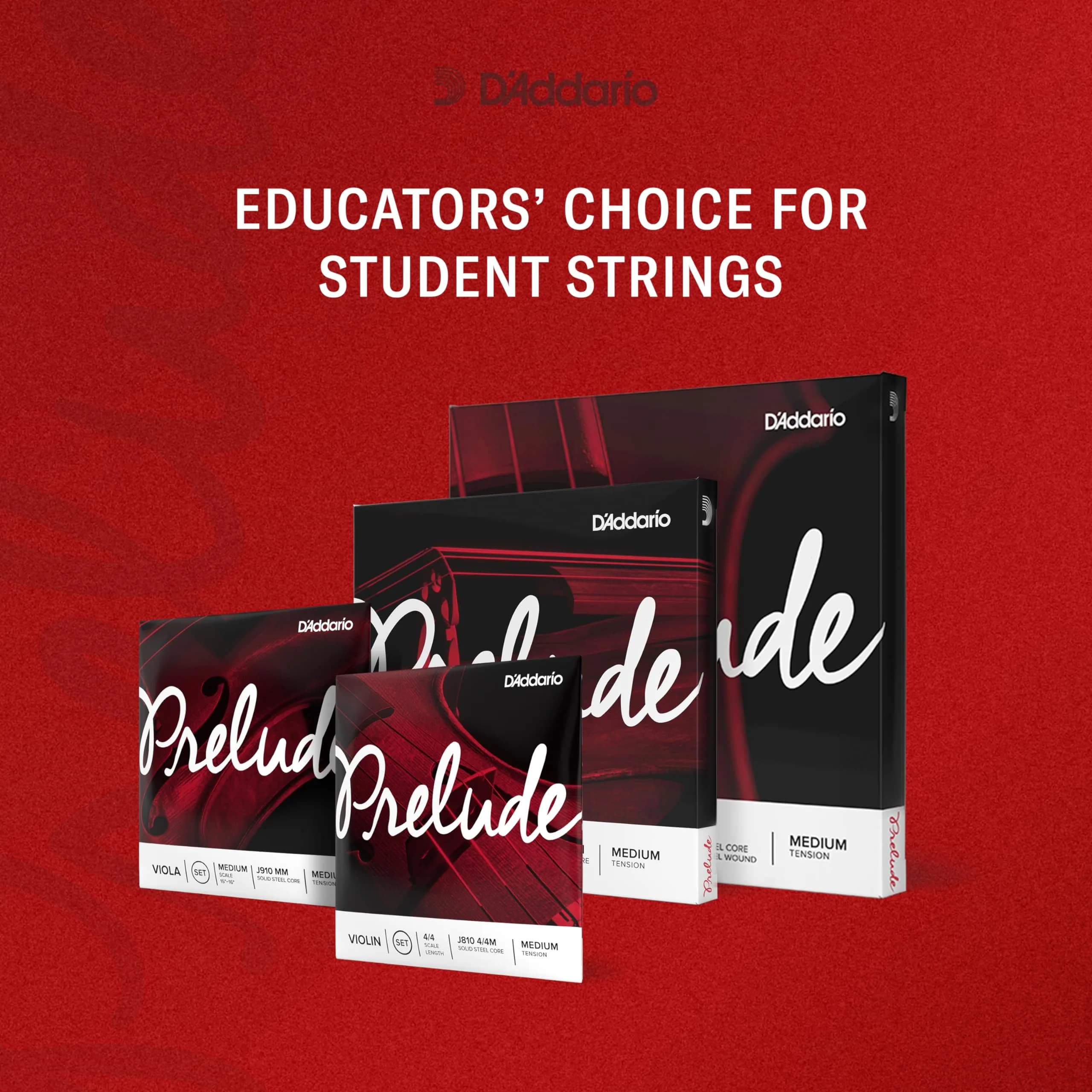 D'Addario Prelude Violin Single E String, 3/4 Scale, Medium Tension | Educator's Choice for Warm Tone & Durability - view 2