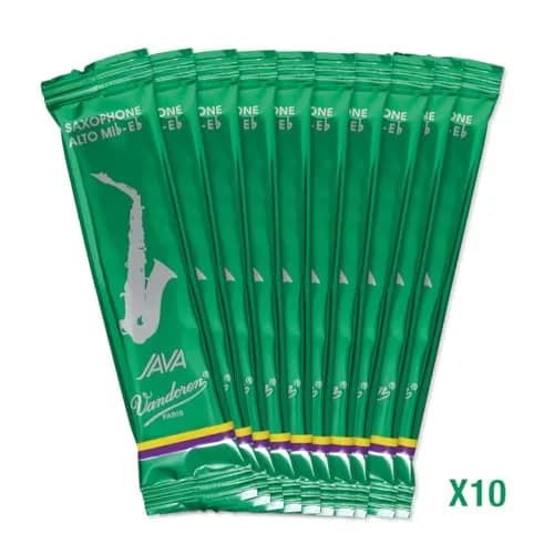 Vandoren JAVA Alto Saxophone Reeds Strength 3.5 (10-Pack) | Bright Sound with Immediate Response thumbnail 3