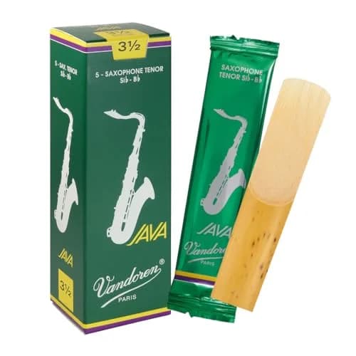 Vandoren JAVA Tenor Sax Reeds Strength 3.5 (5-Pack) | Bright Sound, Immediate Response thumbnail 1