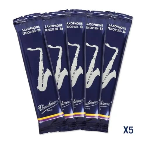 Vandoren Traditional Tenor Sax Reeds Strength 2.5 (Box of 5) | Pure Sound for Professionals thumbnail 5