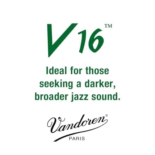 Vandoren V16 Alto Sax Reeds Strength 2.5 (10-Pack) | Brilliant & Percussive Sound thumbnail 2