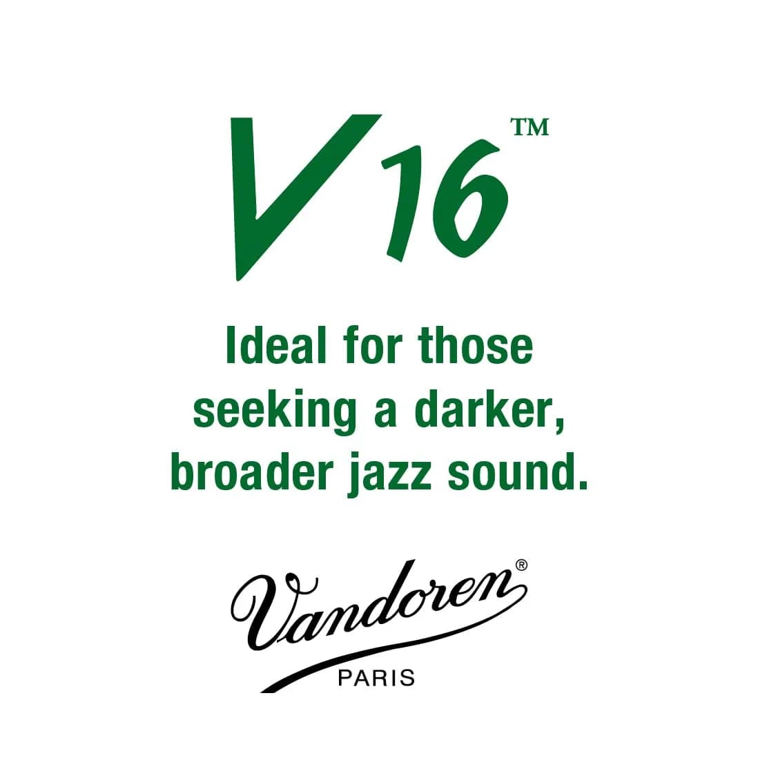 Vandoren V16 Alto Saxophone Reeds Strength 3 (10-Pack) | Brilliant & Percussive Sound - view 2
