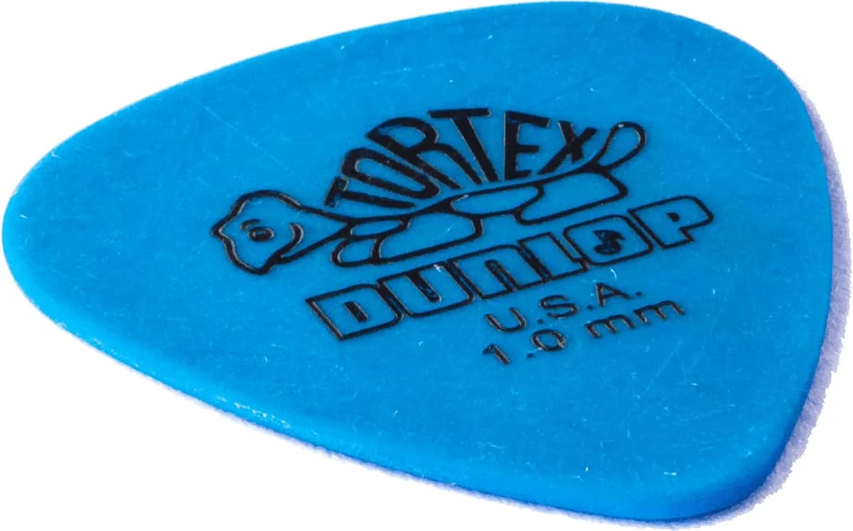 Jim Dunlop Tortex Standard 1.00 mm Blue Guitar Picks - 12 Pack - view 4