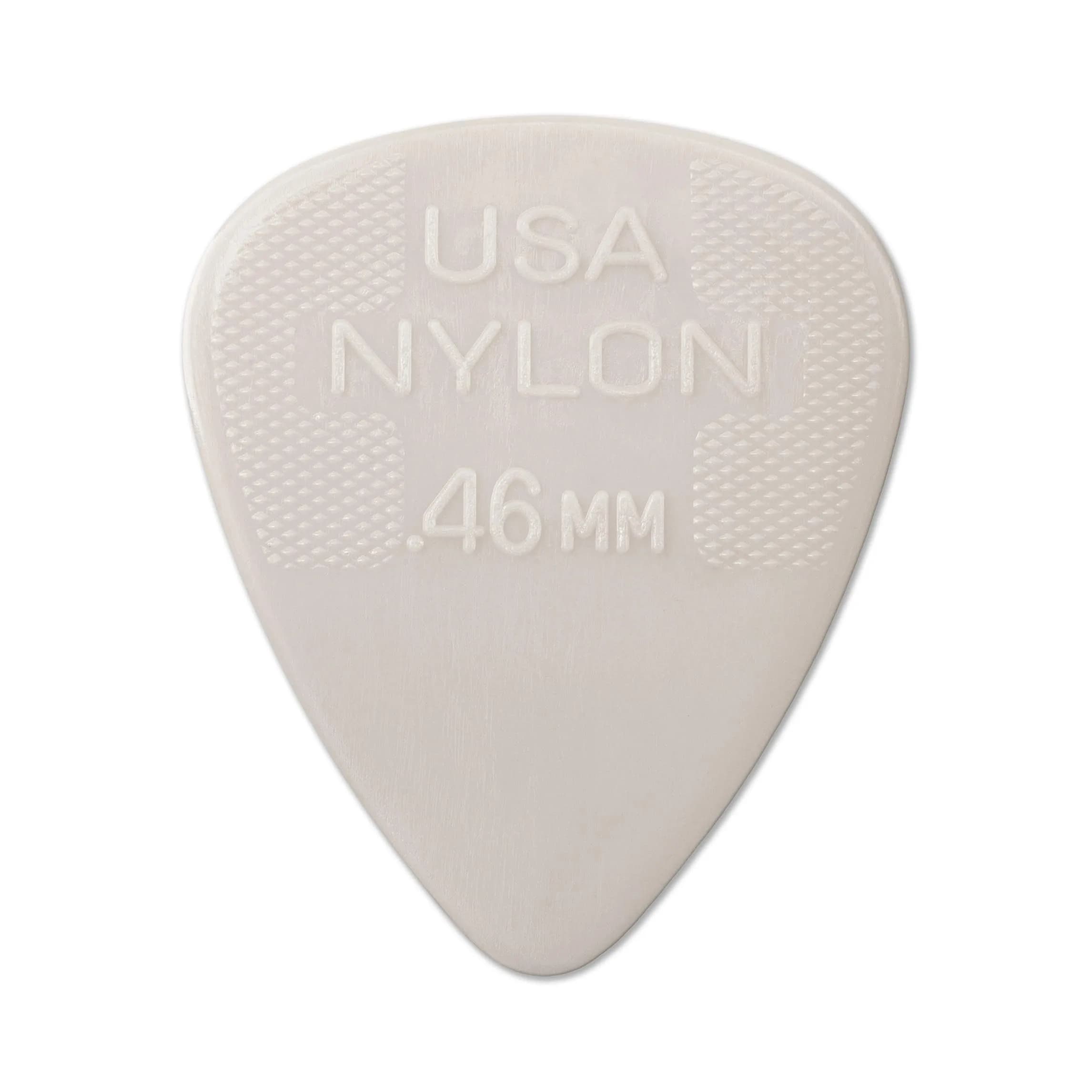 Jim Dunlop Nylon Standard Guitar Picks 0.46mm (12-Pack) | Warm Tones & Smooth Release - main product image