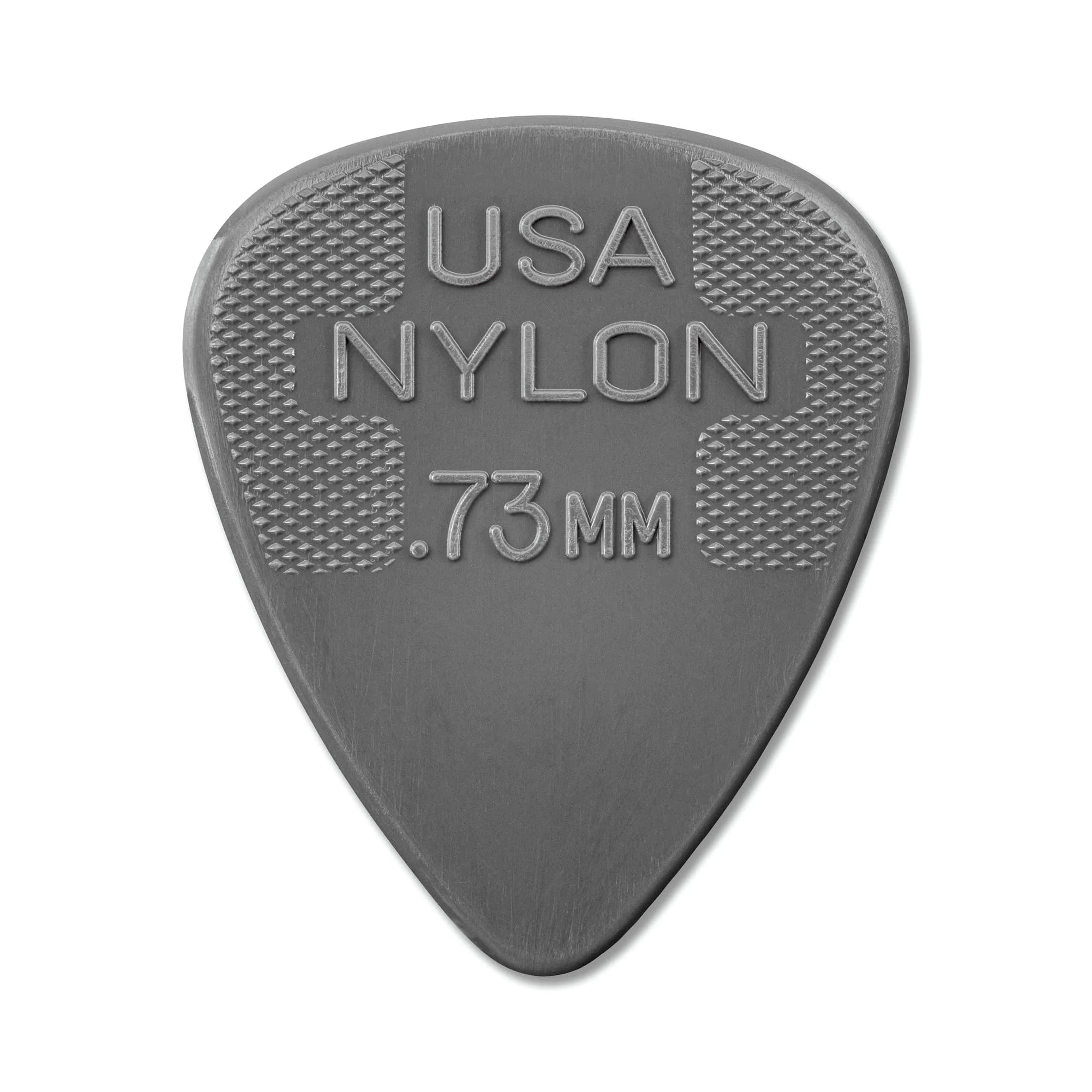 Jim Dunlop Nylon Standard Picks - Gray, .73MM, 12 Pack | Medium Gauge Guitar Picks - main product image