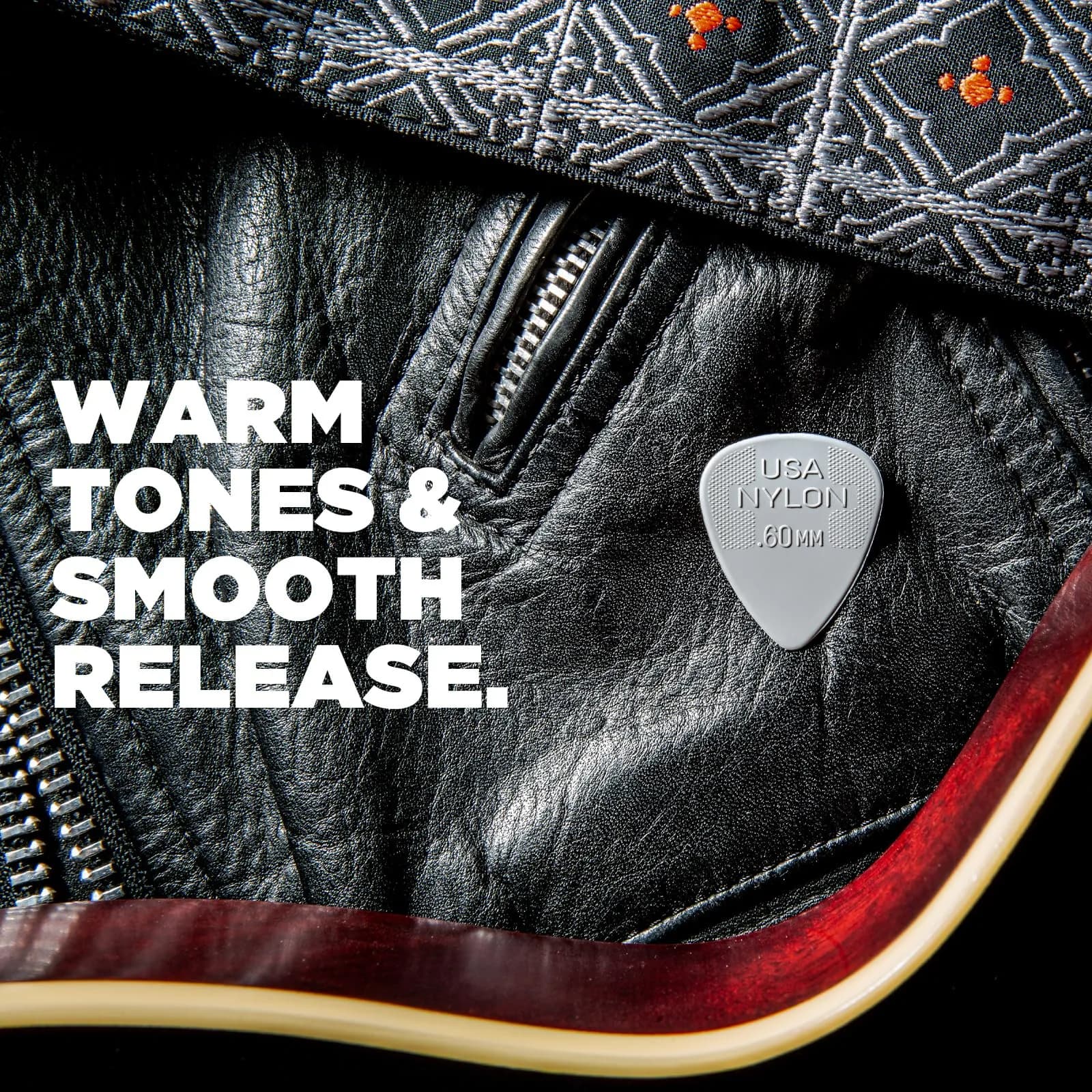 Jim Dunlop Nylon Standard .88MM - 12 Pack Guitar Picks | Medium Gauge for Versatile Playing - view 3