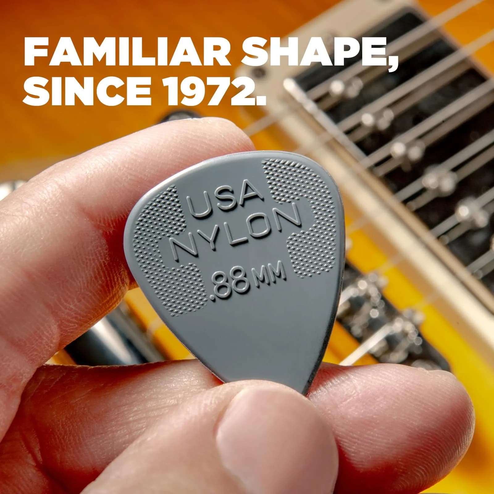 Jim Dunlop Nylon Standard .88MM - 12 Pack Guitar Picks | Medium Gauge for Versatile Playing - view 4