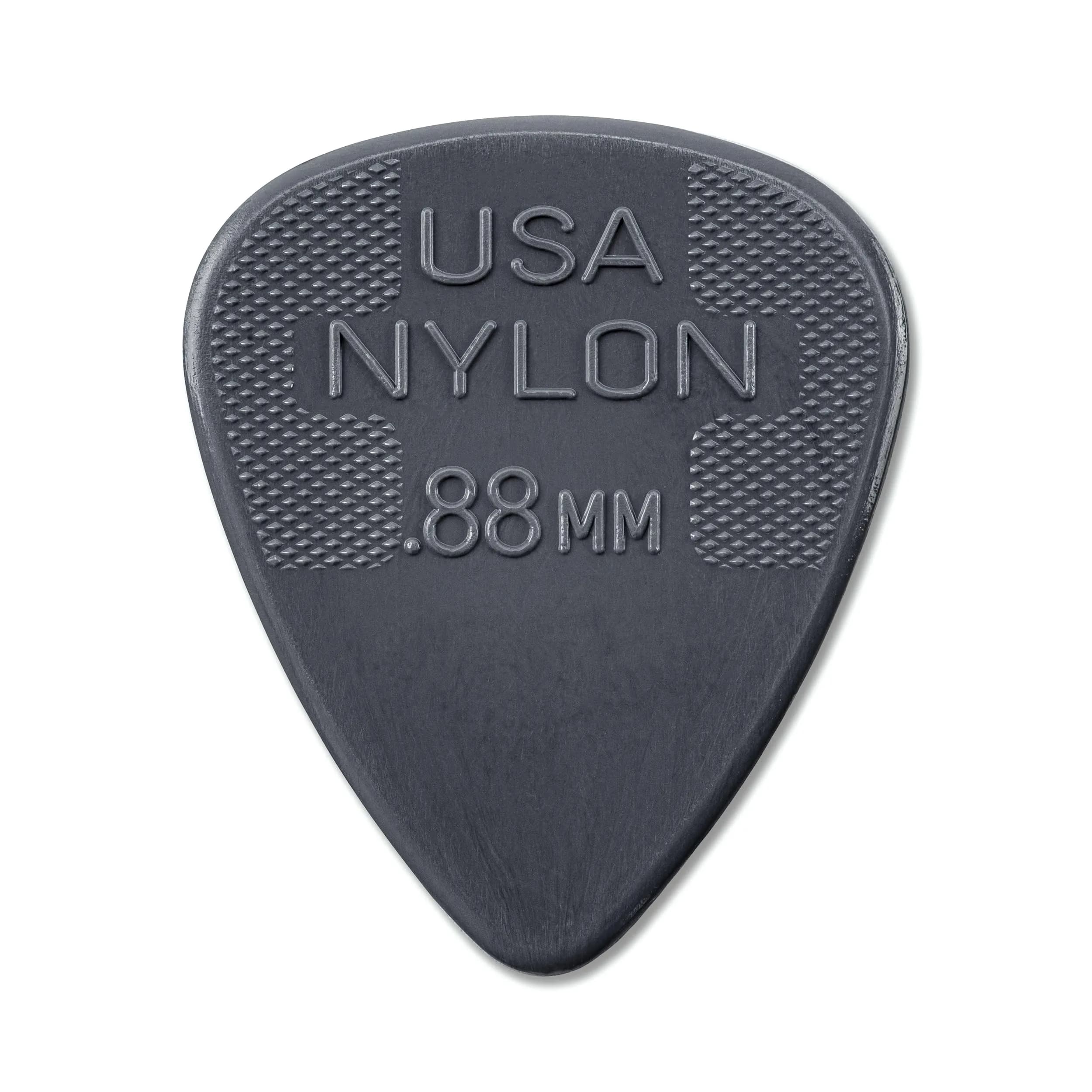 Jim Dunlop Nylon Standard Pick .38MM - 24 Pack | Thin Gauge for Precision Playing — .88mm