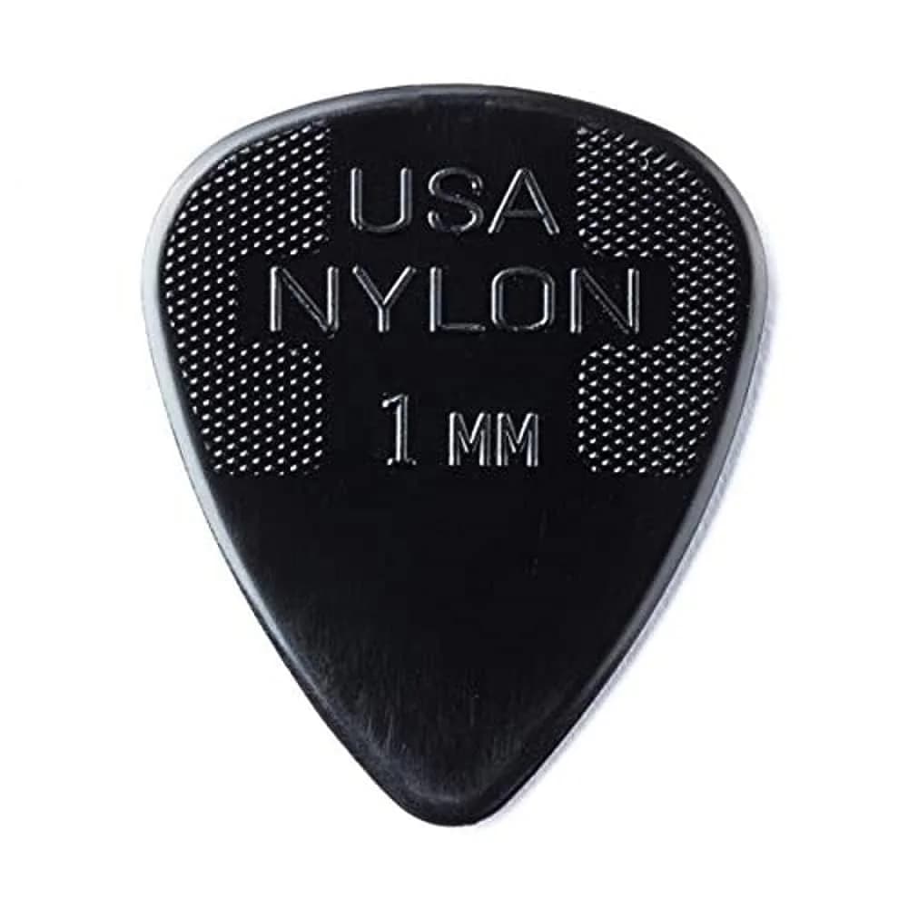 Jim Dunlop Nylon Standard Pick 1.0MM | Classic Nylon Tone & Precision (110 characters) — 1.0mm
