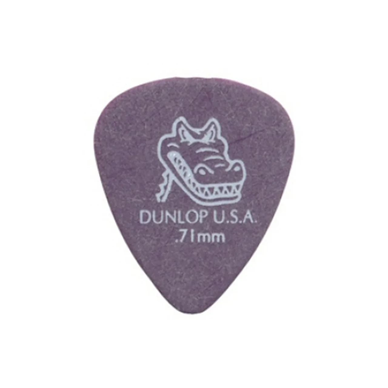 Jim Dunlop Gator Grip® Pick .71MM | Superior Control & Beefy Sound for Guitar & Bass — .71mm | Purple