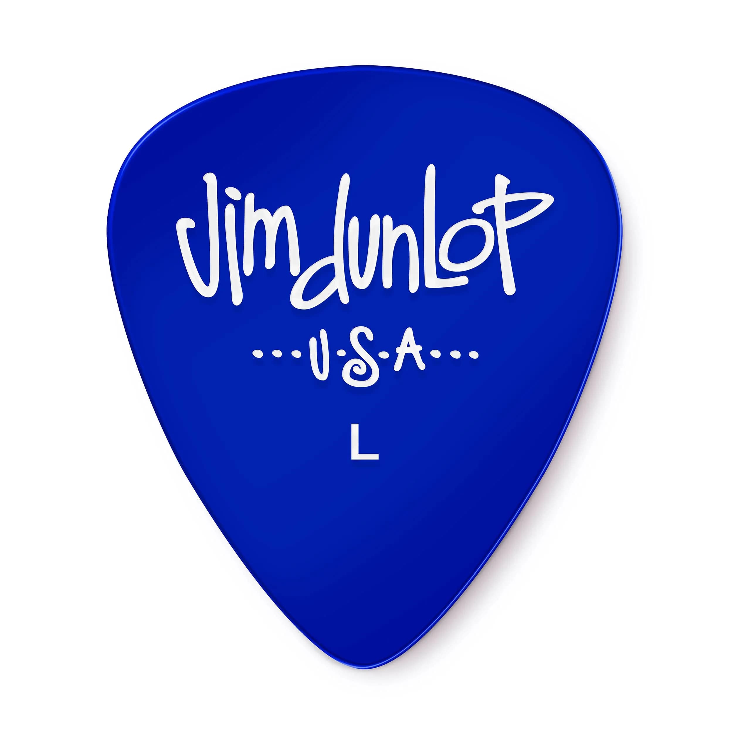 Jim Dunlop Gels Blue Light Pick - 12 Pack | Polycarbonate Guitar Picks for Strumming - main product image