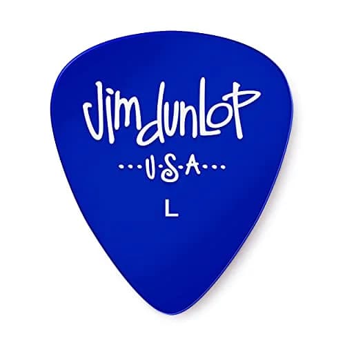 Jim Dunlop Gels Blue Light Pick - 12 Pack | Polycarbonate Guitar Picks for Strumming thumbnail 1