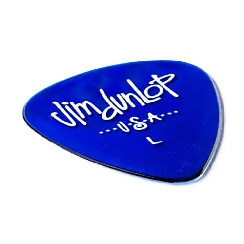 Jim Dunlop Gels Blue Light Pick - 12 Pack | Polycarbonate Guitar Picks for Strumming thumbnail 3