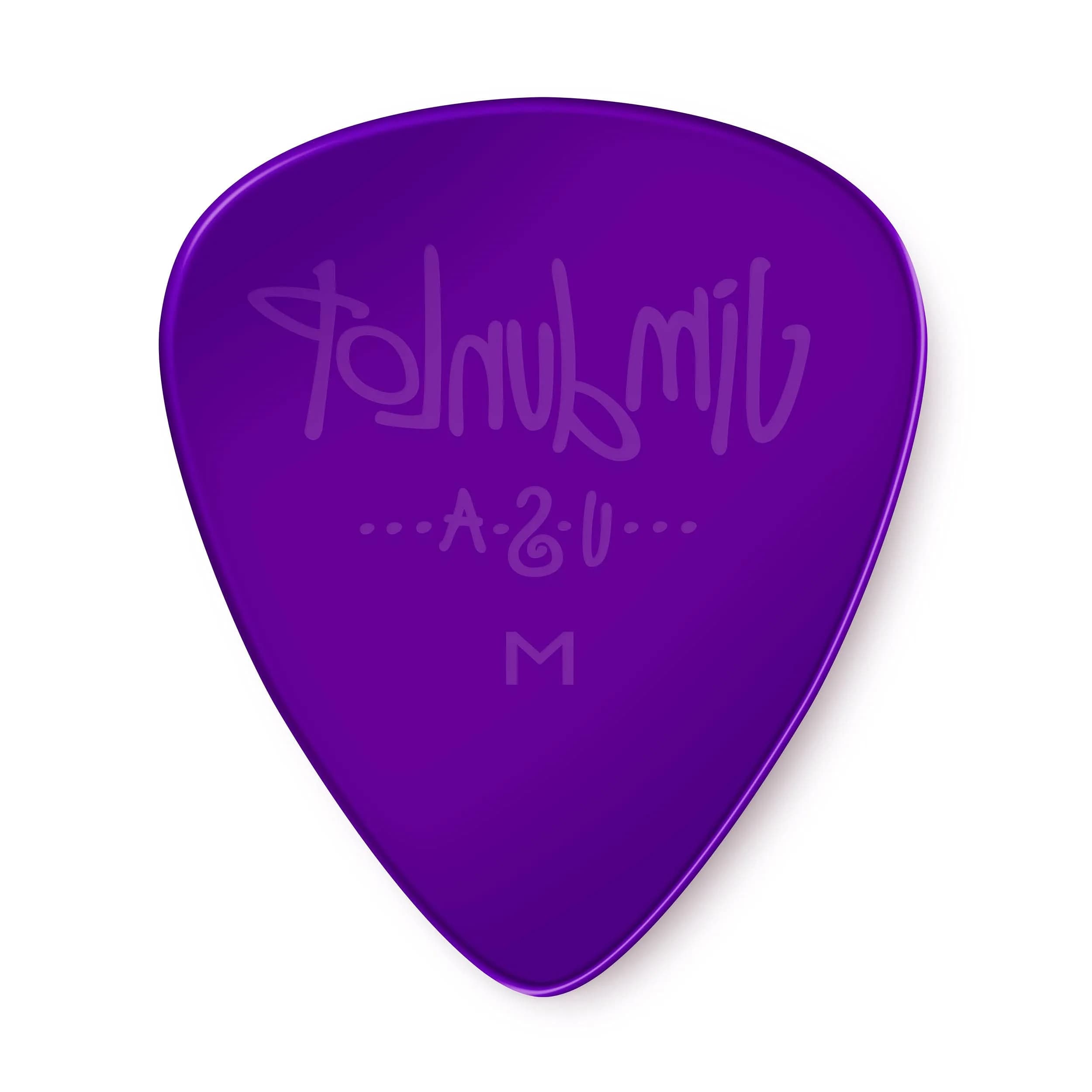 Jim Dunlop Gels Purple Medium Pick - 12 Pack | Durable Polycarbonate Plectrums for Guitar - view 2