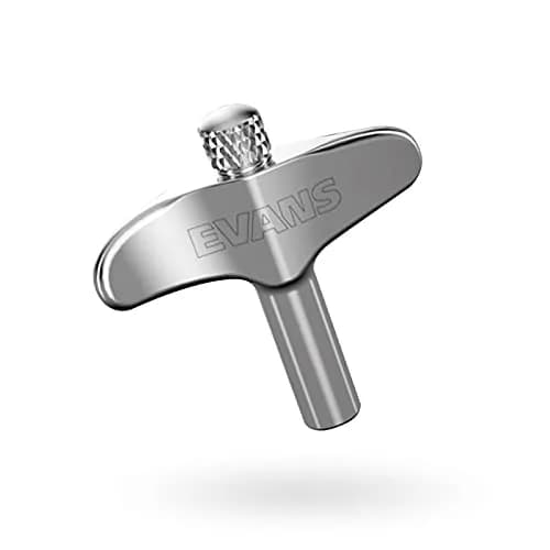 Evans Magnetic Head Drum Key | Drop-Forged Alloy Steel, Ergonomic, Magnetic Head, Silver (8.75 inches) thumbnail 1