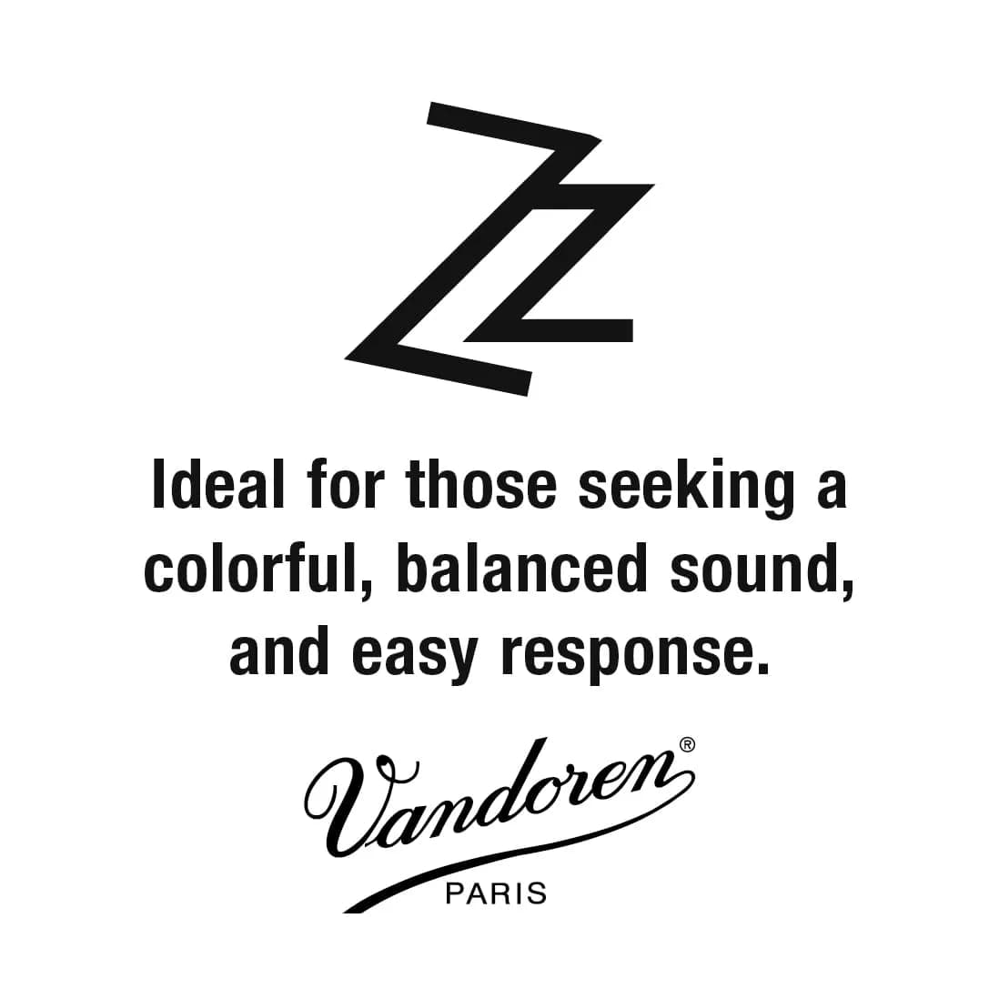 Vandoren SR413 Alto Sax ZZ Reeds Strength 3 (10 Pack) | Jazz Tone & Responsive Playability - view 2