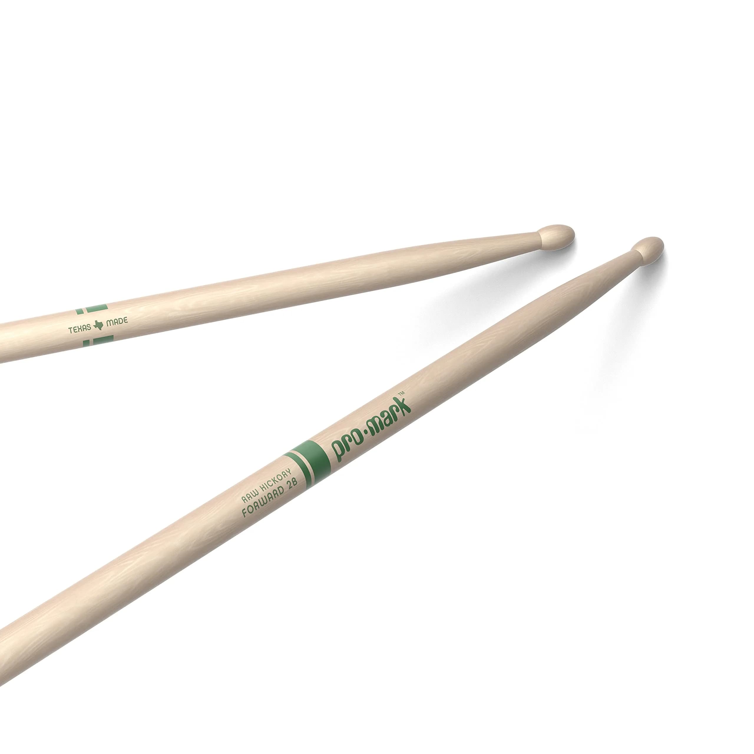 ProMark Classic Forward 2B Drumsticks | Hickory Wood, Oval Tip, 16" Length — Classic, Forward 2B