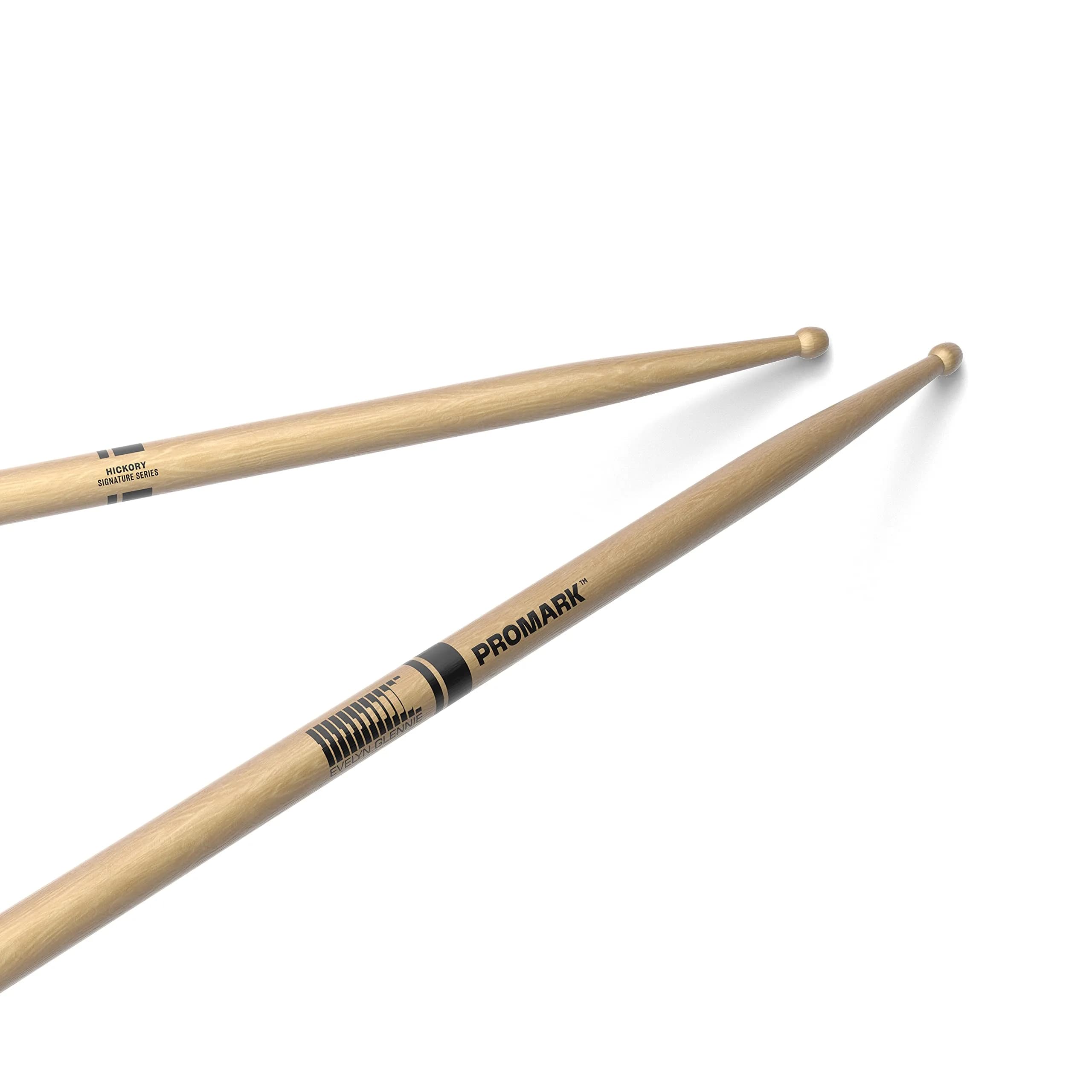 ProMark Dame Evelyn Glennie 740 Hickory Drumsticks, Wood Tip, 16-1/8" Length (41 cm)