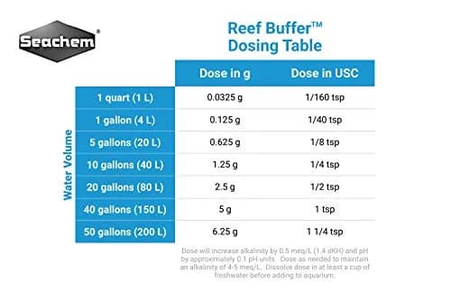 Seachem Reef Buffer 250 g / 8.8 oz | Raises pH to 8.3 & stabilizes reef systems thumbnail 4