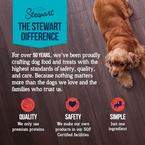 Stewart Freeze Dried Beef Liver Dog Treats 21 oz (595 g) | 100% Pure Protein for Training & Meal Topping thumbnail 5