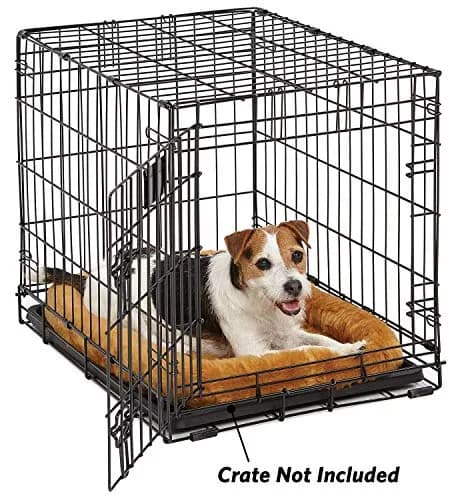 MidWest Homes for Pets QuietTime Bolster Dog Crate Bed 24-inch 61cm x 45cm (2.76 inch Thick) | Cozy Cinnamon Mat for Small Breeds thumbnail 3