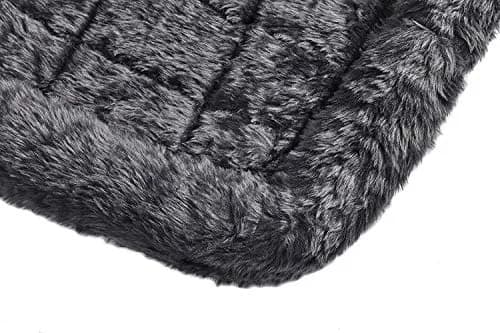 MidWest Homes for Pets QuietTime Bolster Dog Crate Bed 122cm (48 Inch) | Plush Faux Fur Comfort for Extra-Large Breeds thumbnail 5