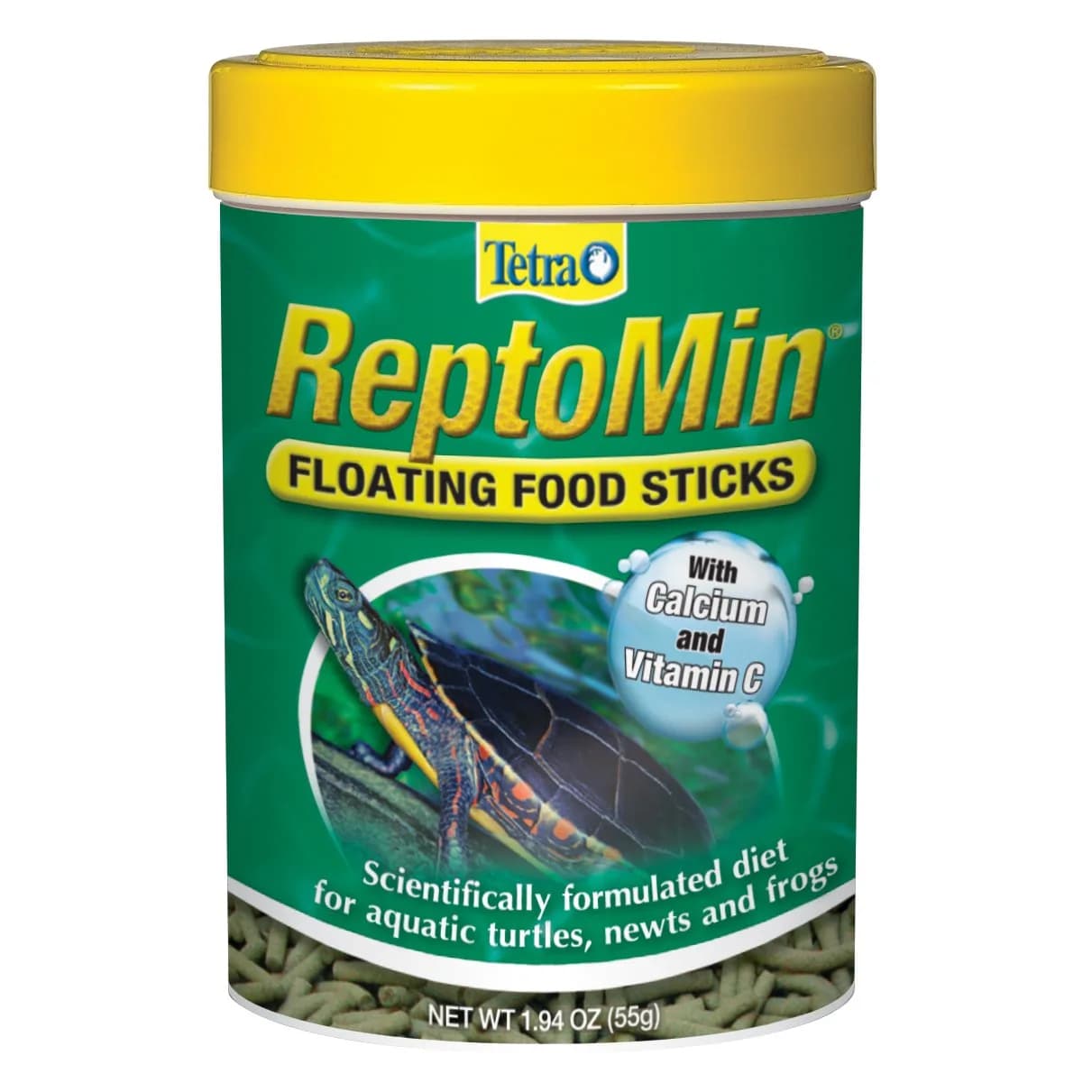 Tetra ReptoMin Floating Food Sticks 1.94 Oz | Daily Diet for Aquatic Turtles, Newts, and Frogs - main product image
