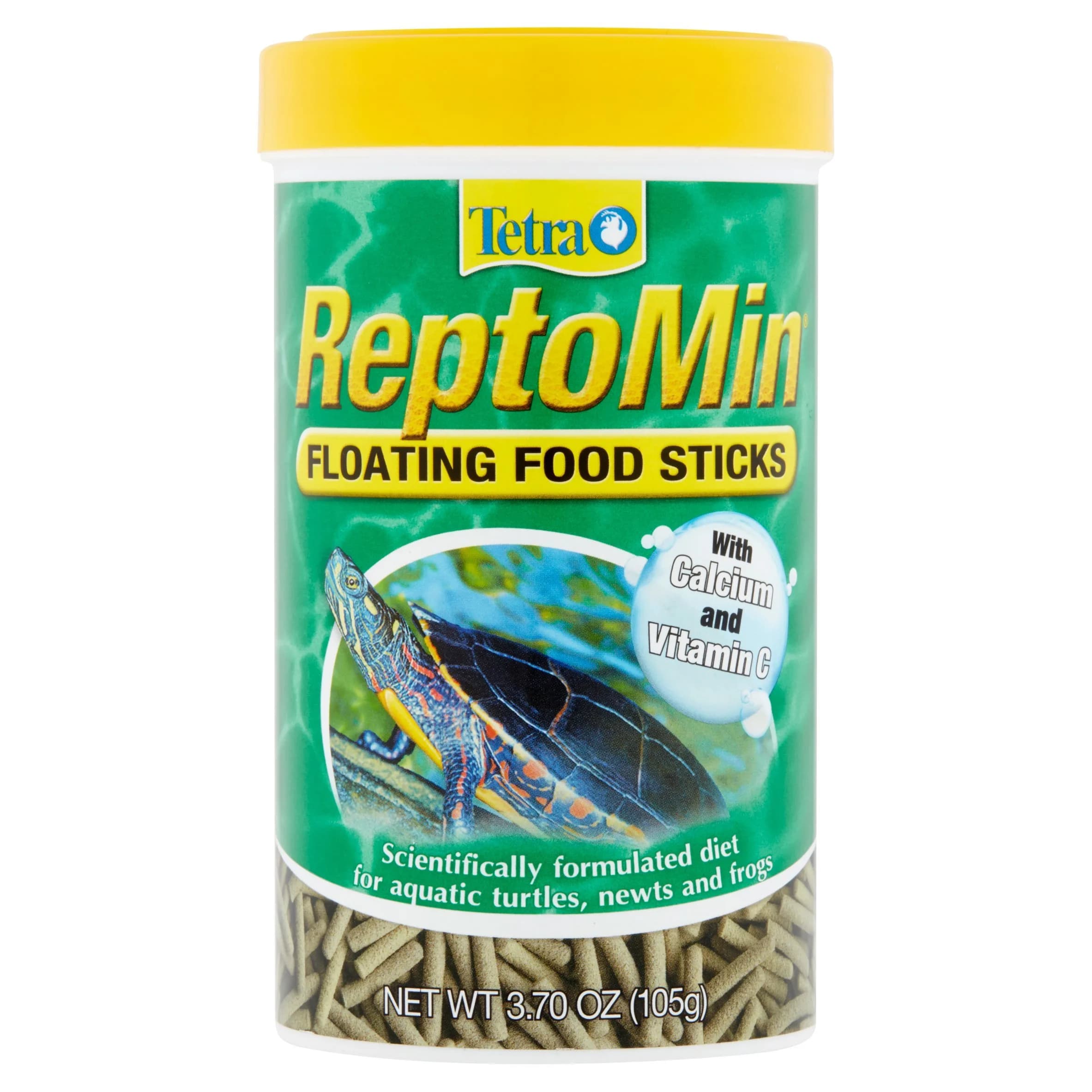 Tetra ReptoMin Floating Food Sticks 105 g (3.7 oz) | Scientifically Formulated Daily Diet for Aquatic Turtles, Newts & Frogs - main product image