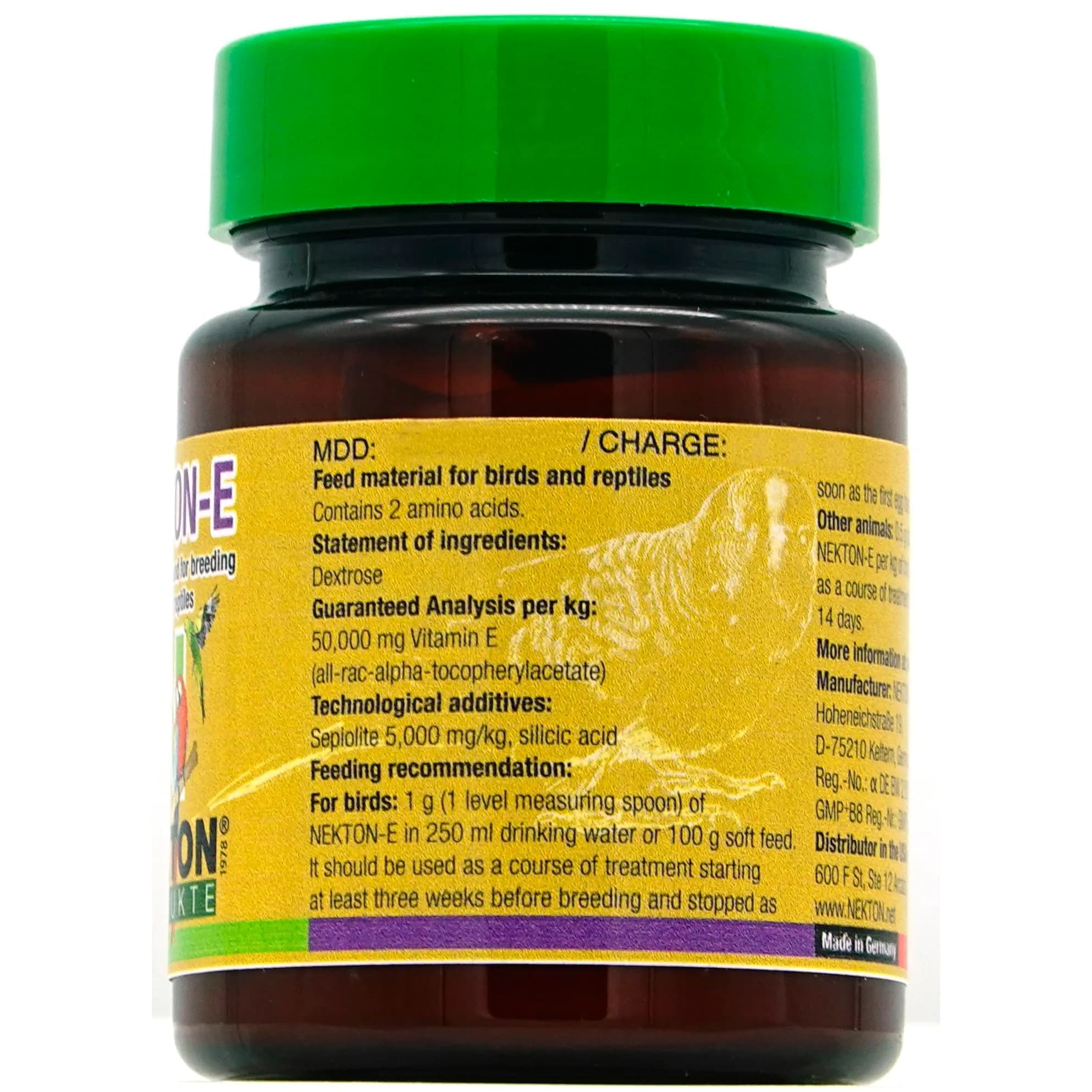 Nekton-E Vitamin E Supplement for Birds, 35gm (1.24 oz) | Supports Fertility & Health - view 2