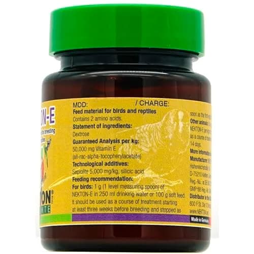 Nekton-E Vitamin E Supplement for Birds, 35gm (1.24 oz) | Supports Fertility & Health thumbnail 2