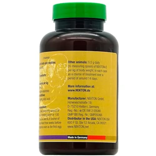 Nekton-E Vitamin E Supplement for Birds & Reptiles 140g (4.94 oz) | Fruit Flavored Powder for Breeding & Fertility thumbnail 3
