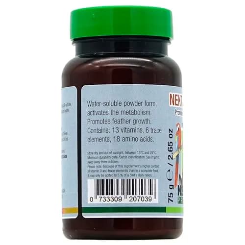 Nekton Bio Bird Feathering Supplement 75g (2.64 oz) | Promotes Strong, Healthy Plumage thumbnail 4