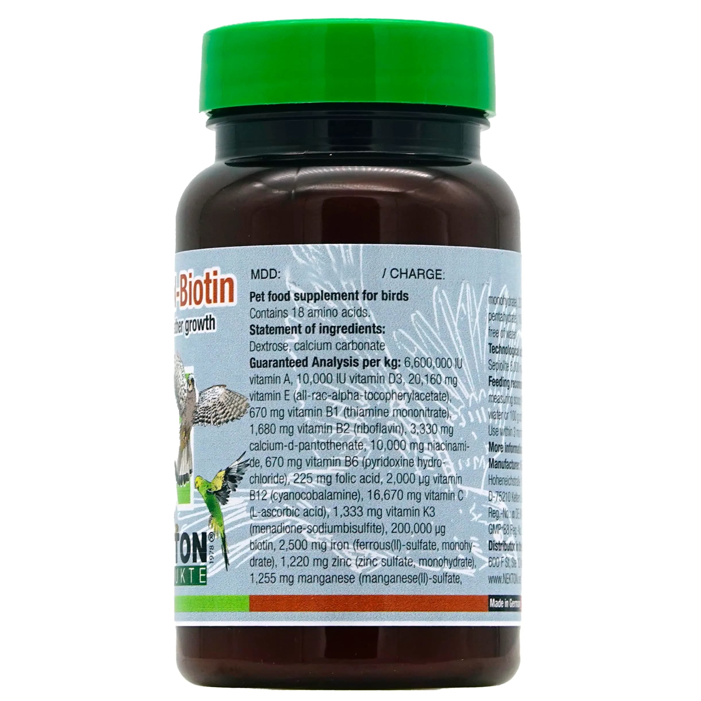 Nekton-Bio for Bird Feathering,white,75gm thumbnail 2