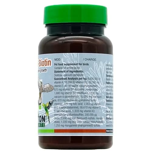 Nekton Bio Bird Feathering Supplement 75g (2.64 oz) | Promotes Strong, Healthy Plumage thumbnail 2