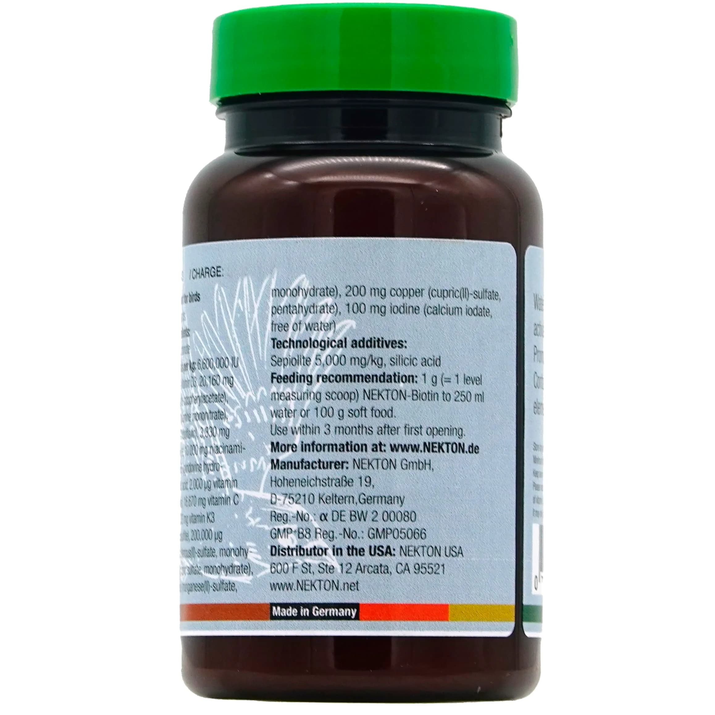 Nekton-Bio for Bird Feathering,white,75gm thumbnail 3