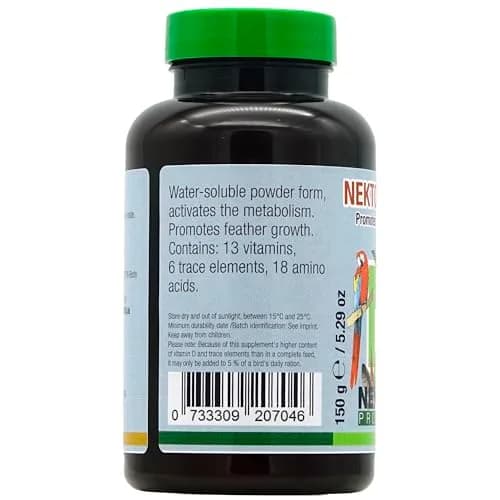 Nekton Bio Bird Feathering Supplement 150g (5.29 oz) | Promotes Strong, Healthy Plumage thumbnail 4