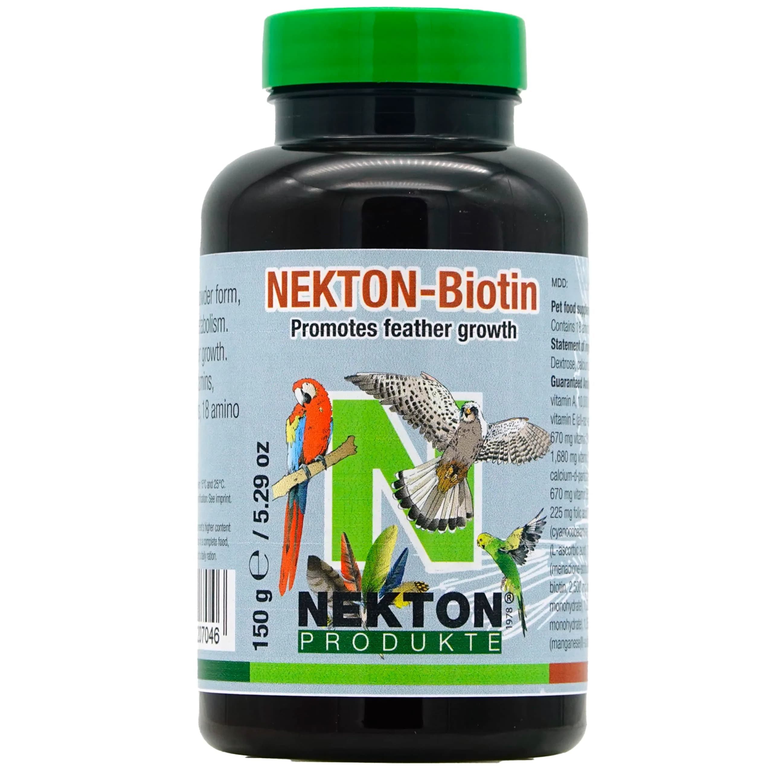 Nekton Bio Bird Feathering Supplement 150g (5.29 oz) | Promotes Strong, Healthy Plumage - main product image