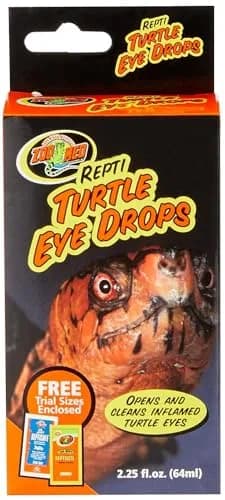 Zoo Med Repti Turtle Eye Drops 64ml (2.25 fl. Oz) | Cleans Inflamed Eyes & Prevents Deficiency Diseases thumbnail 1