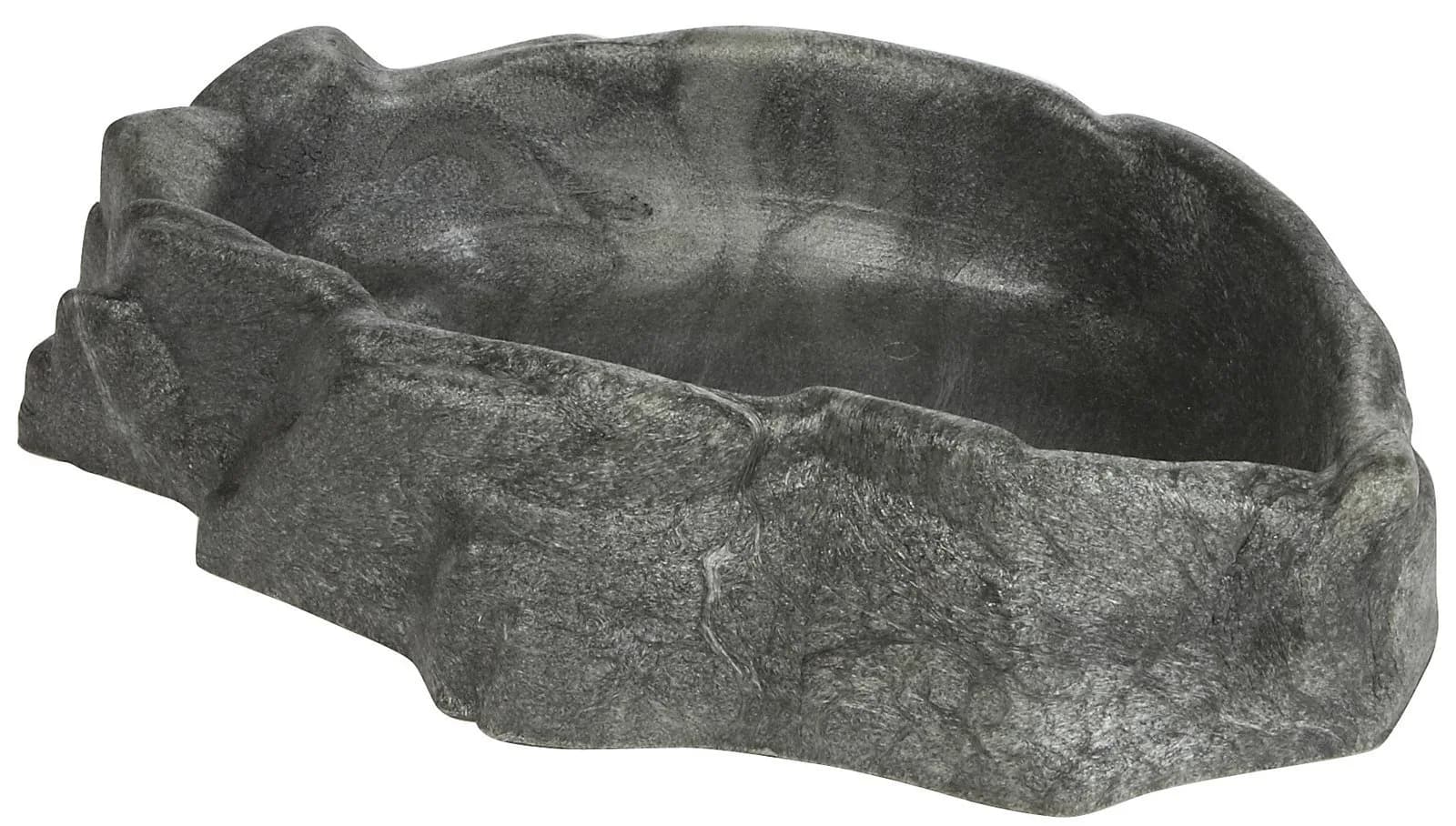 Zoo Med Reptile Rock Water Dish, X-Large | Naturalistic, Non-Toxic, Recycled Plastic - main product image