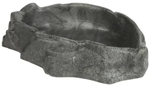 Zoo Med Reptile Rock Water Dish, X-Large | Naturalistic, Non-Toxic, Recycled Plastic thumbnail 1