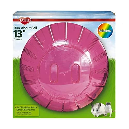 Kaytee Mega Run-About 13" Exercise Ball for Pet Rats & Chinchillas | Assorted Colors, Plastic, 13-inch Diameter thumbnail 2
