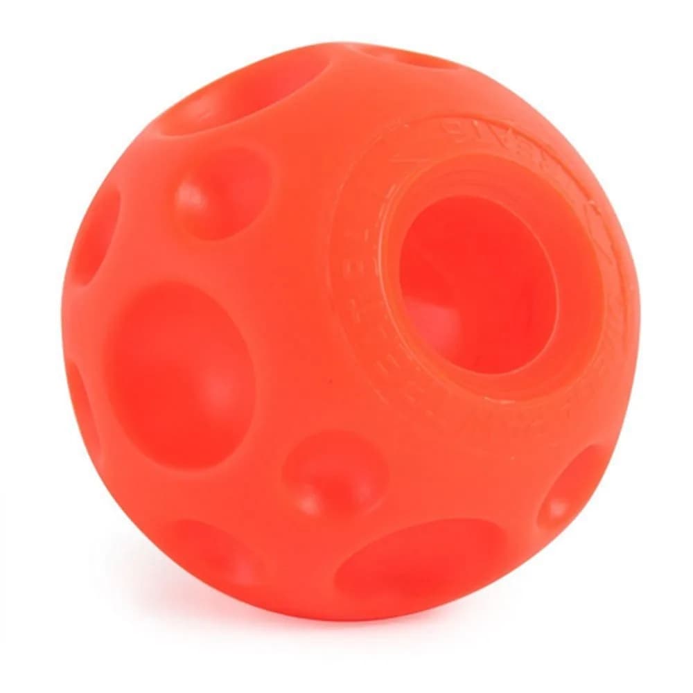 Omega Paw Tricky Treat Ball Large Orange | Interactive Treat Dispensing Dog Toy - main product image
