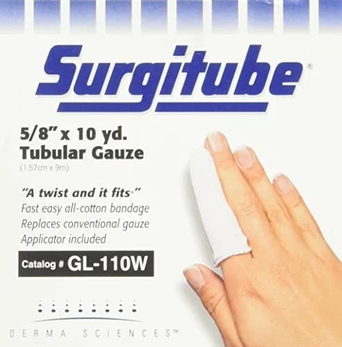 JAROFUREL Surgitube Tubular Bandage 5/8 in. x 10 yds. | Cotton, Hypoallergenic, Secure Dressing thumbnail 1